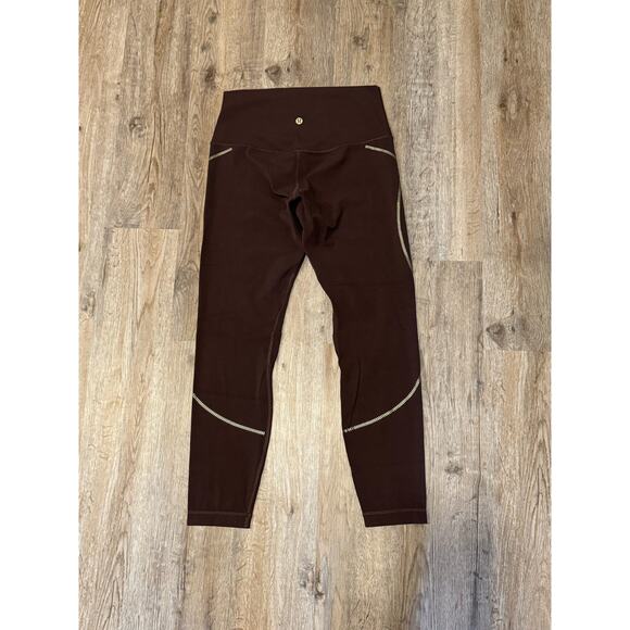 Lululemon Womens Align High-Rise Pant Gold French Press Size 8 - Picture 2 of 11